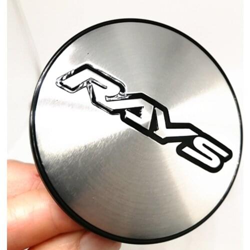 4pcs 68mm Rays Racing Wheel Center Cap Car Rims Hubcaps Cover Emblem Badge Hub Auto Styling
