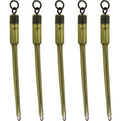 5PCS Carp Fishing Accessories Anti Tangle Sleeves Line Aligner Hook Sleeve for Carp Fishing Rig Hair Ronnie Rig Terminal Tackle