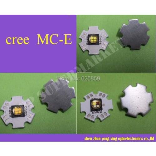 Freeshipping! 1pcs Cree XLamp MC-E white / warm white /RGB+White LED Emitter mounted on 20mm Star PCB