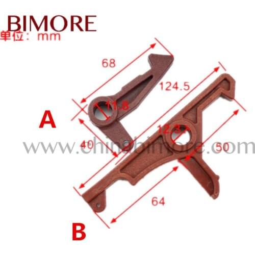 BIMORE Elevator Car Door Hook Lock for Escalator Elevator Parts K200 length 124.5mm B type