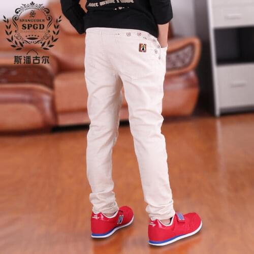 Clearance sale , boys casual pants new 2019 designer brand kids long pants all-match british style fashion trousers for children