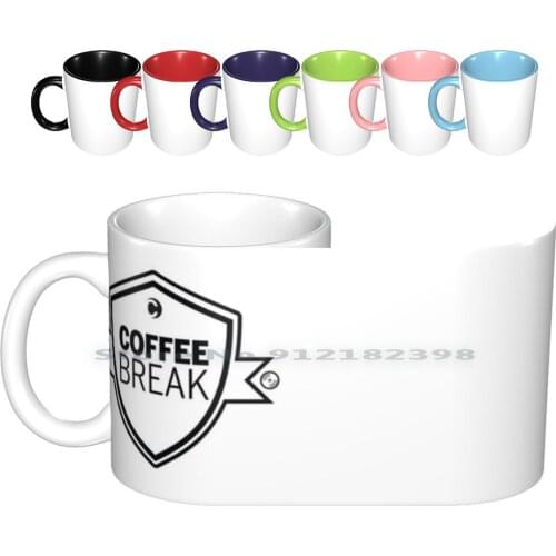 Commish Coffee Break ( Right Handed ) Ceramic Mugs Coffee Cups Milk Tea Mug Coffee Music Community Culture Creative Trending