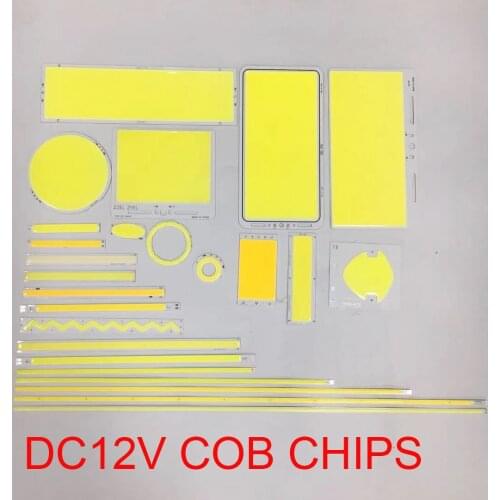 Led 12V cob led strip chips modules panel DIY car lights