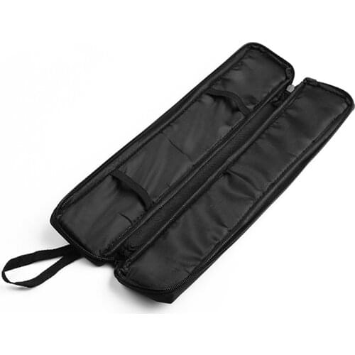 Two sections Flute Bag Black Built-in Sponge Bag Rubber Band Reinforced Black Bag Woodwind Instrument Accessories Wholesale