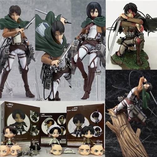 Anime ATTACK ON TITAN Figure ARTFX J Levi Action Figure Rival Rivaille Ackerman Figurine 18CM