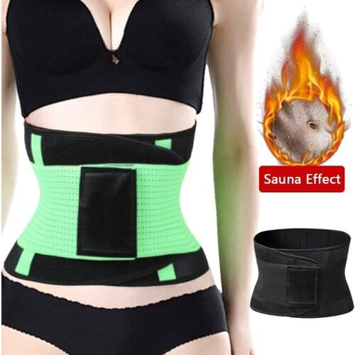 Fitness Belt Body Shaper Waist Trainer Trimmer Corset Waist Belt Cincher Wrap Workout Shapewear Slimming Powerful Sbdomen Belt