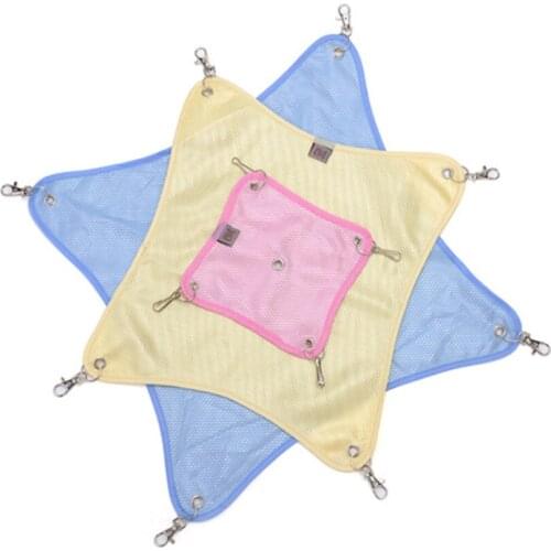 S/M/L Pet Hamster Hammock Summer Breathable Mesh Bed for Chinchilla Guinea Rabbit Samll Pets Swing Toys Kitten Hommock