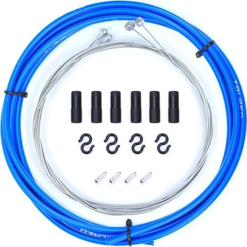 100Pcs/Lot 2M 4MM 5MM Bicycle Cable Shift Cables Bicycle Housing Equipment Mountain Bicycle Shifting Bike Cable Wire Cycling