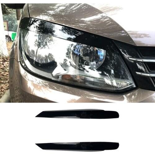Headlamp Eyebrow Sticker Exterior Decoration Modification For Volkswagen Touran 2011-2015 ABS Trim Cover Accessories Car Styling