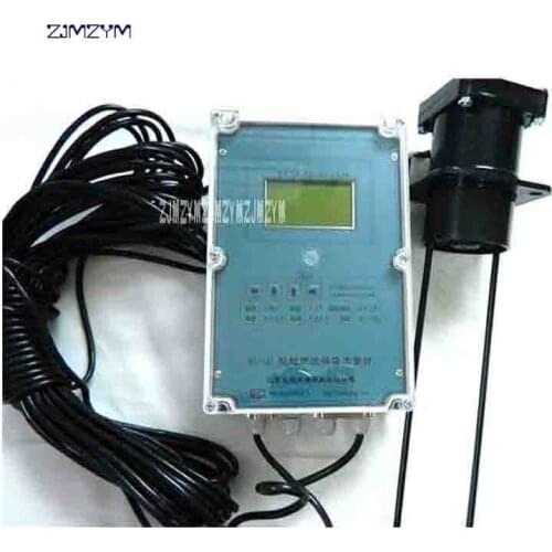 New Arrival Digital Ultrasonic Flow Meter WL-1A1 High Quality Open Channel Ultrasonic Flowmeter 220V 0.1L/s~10m/s 0~60 Degrees
