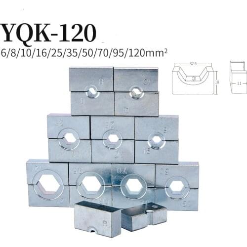 Crimping clamp YQK-120 hydraulic tong mould clamp die 6-120mm