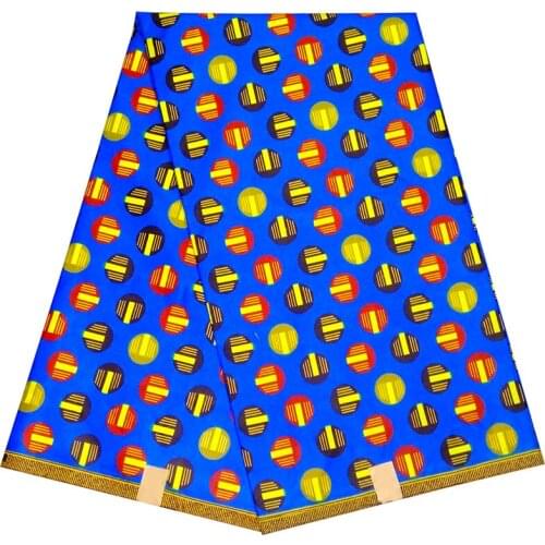 Excellent Pattern Ankara Africa Prints Batik Wax Fabric Guaranteed Real Wax High Quality African Fabric 6 Yards\Lot