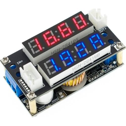 2 in 1 XL4015 5A Adjustable Power CC/CV Step-down Charge Module LED Driver Voltmeter Ammeter Constant current constant voltage
