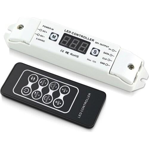 BC-201 Programmable LED RGB RGBW SPI Mini Pixel Light Controller Neon Light Dimmer