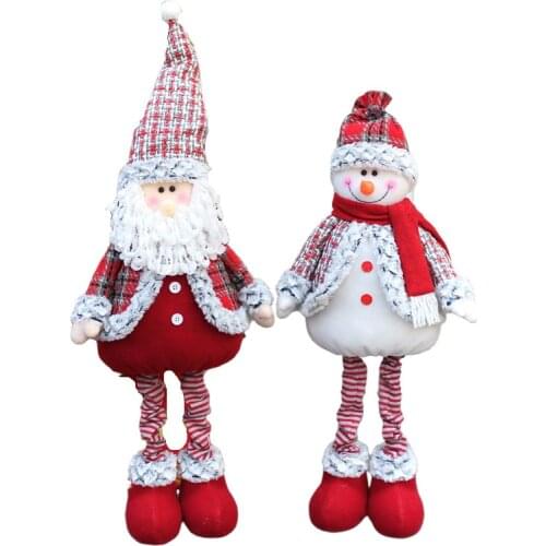 Christmas Plush Doll Cute Stuffed Cushion Collection Ornament For Home Office Decortaion Christmas Decor WWO66