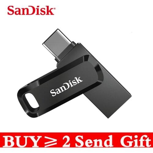 SanDisk SDDDC3 Type C USB 3.1 Flash Drive 128GB 64GB 32GB Pendrive Memory Stick 3.0 USB Disk Pen Drive 32 64 128 For Smar