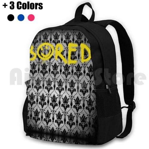 Sherlock-Bored ( With Wallpaper ) Outdoor Hiking Backpack Waterproof Camping Travel Sherlock Watson John Watson Moriarty Tv