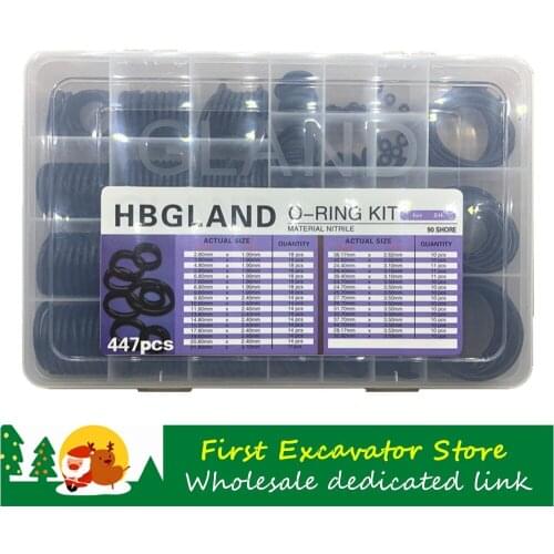 For Excavator Accessories SUMITOMO SH Boxed O-ring Sealing Ring Rubber Ring High Quality Boxed Rubber Ring Upgraded Rubber