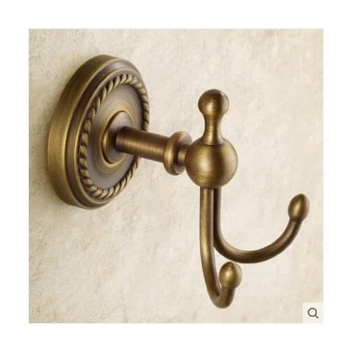 High quality European metal wall hooks bathroom hook key holder wall plug holder for bathroom decor SNJ003