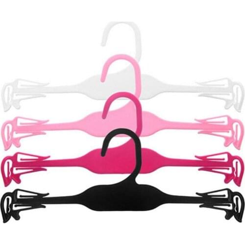 10Pcs Plastic Clothes Bra Underwear Hanger Wardrobe Closet Drying Rack Organizer