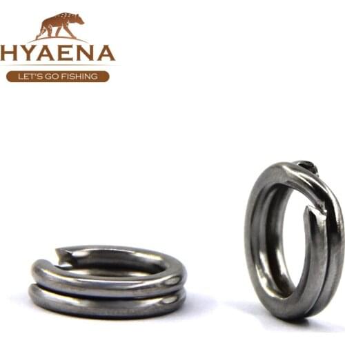 100pcs/lot 4.5/5/5.5/6/7.5/8/8.5mm Circle/Oval Split Rings For Crank Hard Bait Silver Double Loop Rings Carp Fishing Accessories