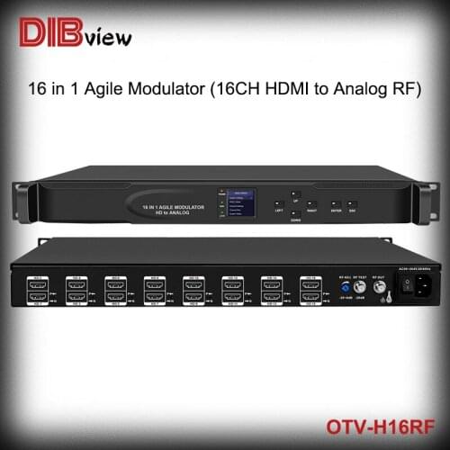 Dibview OTV-H16RF 16 IN 1 HDMI to ANALOG RF Agile PAL BG NTSC MODULATOR
