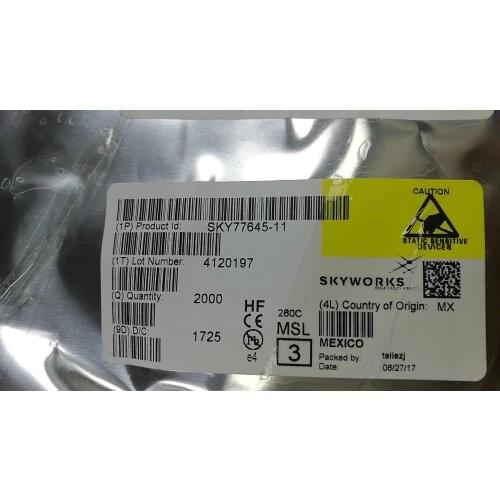 2pcs SKY77645-11 RF POWER AMP. SKY77645-11//SKYWORKS MCM-42