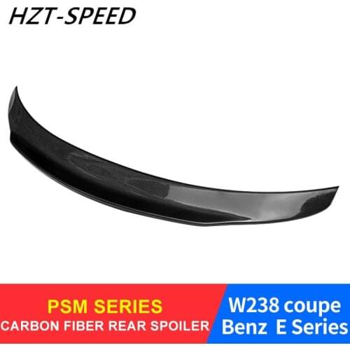 2017 - 2018 For BENZ E Series W238 Coupe Carbon Fiber Material Spoiler Modify PSM E63 Style Rear Spoilers
