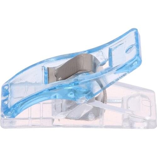 50pcs 2.7*1cm Multicolor DIY Job Foot Case Supplies Plastic Clip Fabric Clamps Patchwork Hemming Sewing Accessories Tools