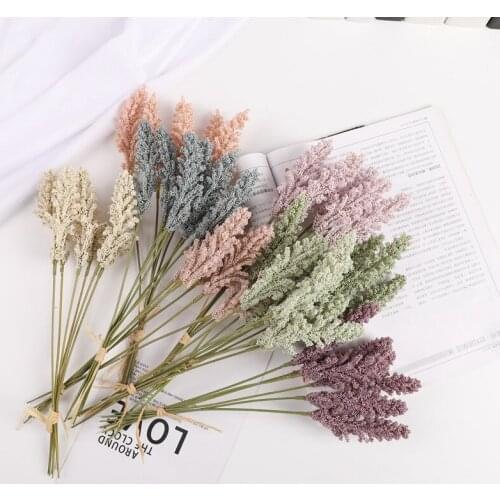 6 pieces Artificial Valley Flower Bouquet Wedding decoration Home decoration DIY accessories Christmas Candy box Holding flowers
