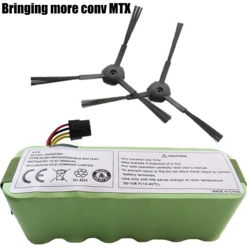 Battery for Kitfort KT504 Haier T322 T321 T320 Panda X500 X580 X600 Ecovacs Mirror CR120 Dibea Robotic Vacuum Cleaner 3500mAh