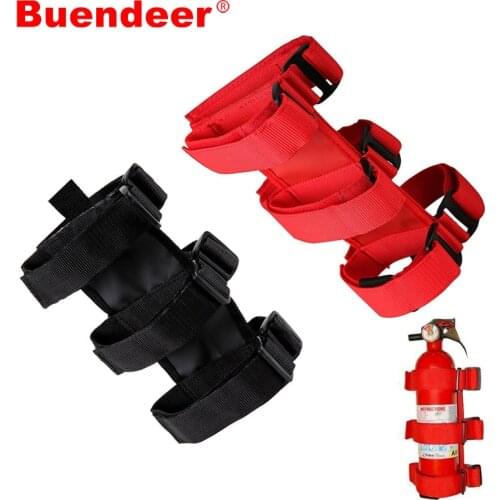 Buendeer Car Roll Bar Fire Extinguisher Fixed Holder For Jeep Wrangler TJ YJ JK CJ SUV Fire Extinguisher Safety Band Fixed Belt