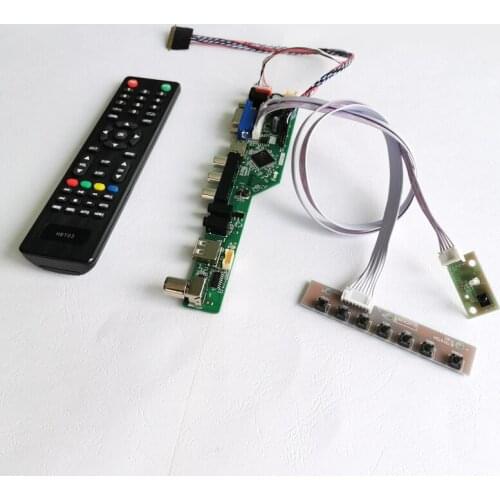 For LP156WF1/LP156WFC Audio VGA USB RF Remote notebook PC 15.6" 1920*1080 LVDS 40Pin WLED display controller drive card kit