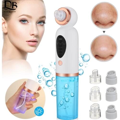 Electric Vacuum Blackhead Remover Acne Pore Cleaner Water Cycle Skin Deep Cleaning Small Bubbles Beauty Care Facial Cleaner Tool