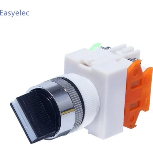 LAY7-11X2 22mm Push Button Switch Y090-11X2 2 Position Rotary Switch Y090-11X2 LAY7-20X3 Y090-20X3