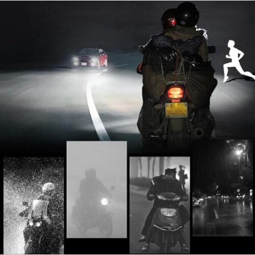 H4 LED Moto H6 BA20D LED Motorcycle Headlight Bulbs CSP Lens White Fog Lights DC 12V