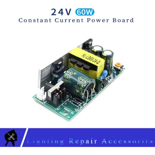 Power Supply 12v/24v Output 60-85w Power 110v/220v Inout For 18x3w 7x9w 7x10w 7x12w led Par lights Stage light repair parts
