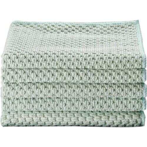 Kitchen rags, cleaning cloths, strong water absorption, household chores, cleaning fish scales, table dish cloths, 5