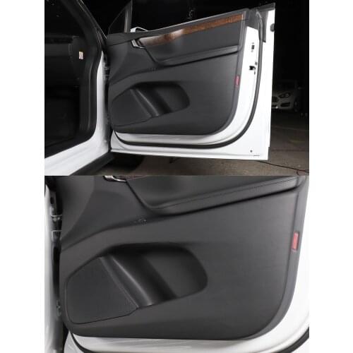 LUCKEASY Interior For Tesla Model X 2017-2021 Door Hidden Kick Pad B-pillar Sticker Trunk Protection Anti-scratch Pad
