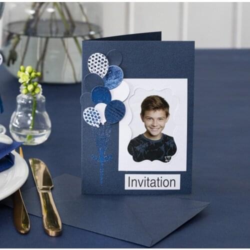 Panalisacraft Party Balloon Metal Cutting Dies And Stamps cut die scrapbooking Album Paper Card Craft Embossing