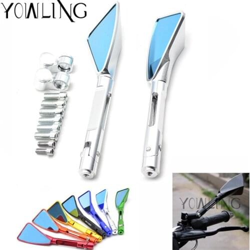 Motorcycle Scooters Racer Rearview Side View Mirror For YAMAHA FJR1200 FZR250 FZR400 FJR XJR 1300 YZF600R YZF R125 R6 R3 MT-03