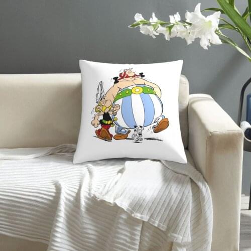 Asterix Obelix pillowcase printed cushion cover sofa waist pillow pillow cover