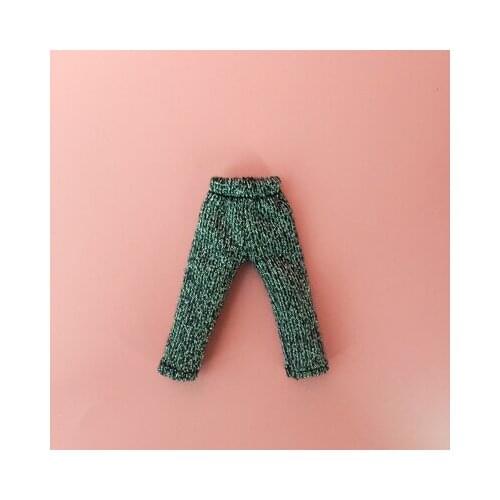 OB11 doll dress size GSC and BJD doll 1/12 size fashion highlights Leggings pants slim fit pants light gray black yellow pink