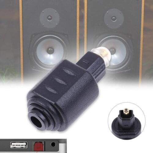 Optical Toslink Male to Mini 3.5mm Toslink Female Audio Adapter Connector