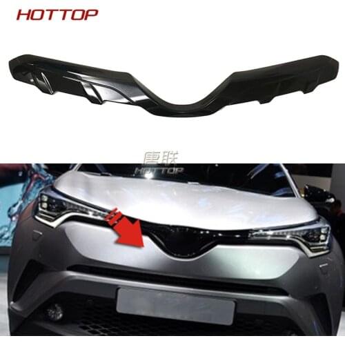 Carbon Fiber Front Engine Bumper Grill Upper Center Grille Cover For Toyota C-HR CHR 2016 2017 2018 car styling Accessiores