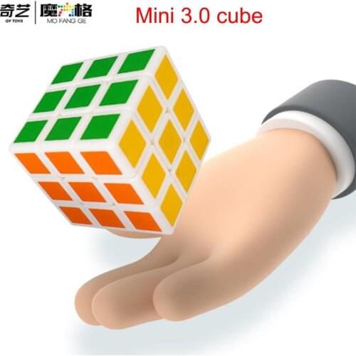 Qiyi Mini 3x3x3 Magic Cube MoFangGe 3.0 Mini Magico Cubo 3cm Speed Cube Puzzle Educational Toys For Adult Children QY3080