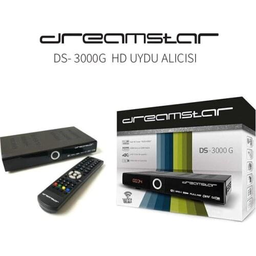 Dreamstar DS-3000G Full HD Satellite Receiver-Tkgs Güncellemeli Skart And Hdmi Output Cased Satellite Receiver
