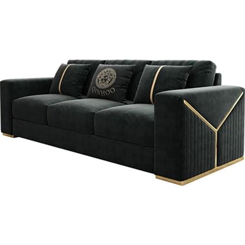 Louvre Italian Light Luxury Sofa Sales Office Postmodern Luxury Villa Club Beauty Salon Fabric Furniture Combination