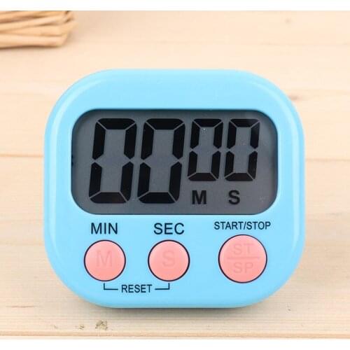 Baking Timer Super Thin Lcd Digital Screen Kitchen Timer Square Cooking Countdown Time Timer Up Countdown Alarm Sleep Stopwatch