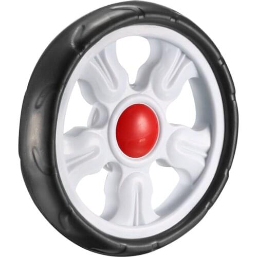 Uxcell Plastic Swivel Pulley Wheel 186mm/7.33inch Dia Single Wheel 8mm Mounting Hole Dia
